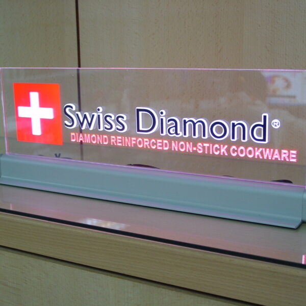 企業形象LED招牌｜Swiss Diamond DT 桌上型｜耀陽電子有限公司